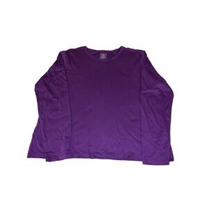 LL Bean Purple Long Sleeve Shirt